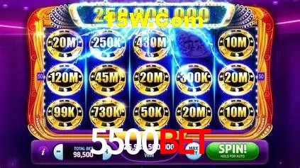 Biblioteca de slots populares na 5500Bet